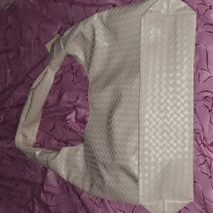 NEW- Ulta Shoulder Tote!! Super Cute, Knot Decor On Strap - Cream NWT